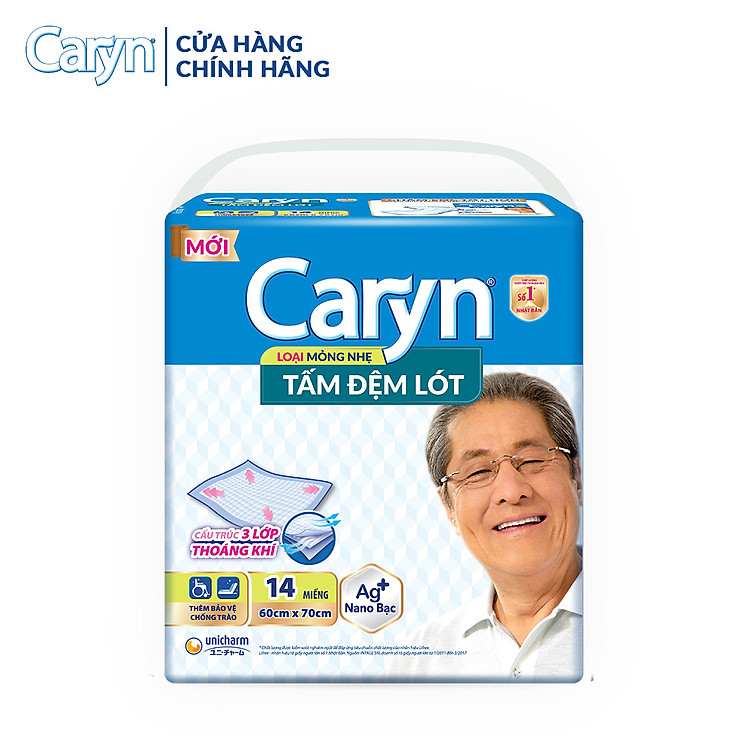 Tấm Đệm Lót Caryn Mỏng Nhẹ 14 Miếng Chính hãng Giá rẻ - Hình ảnh 2