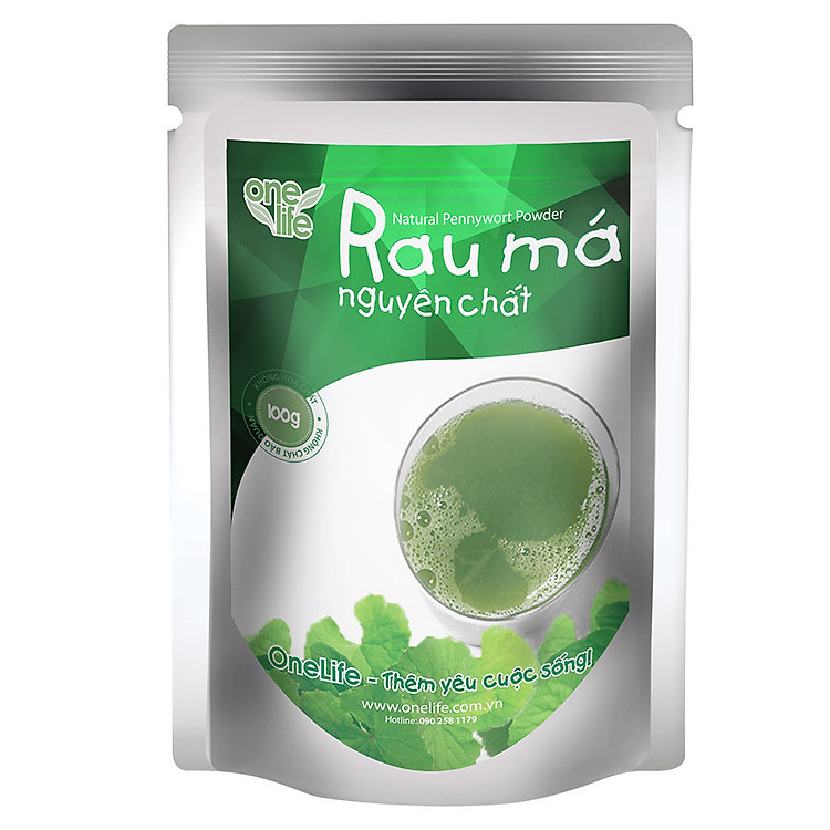 Bột Rau Má Huế Nguyên Chất OneLife (Bịch 100g)