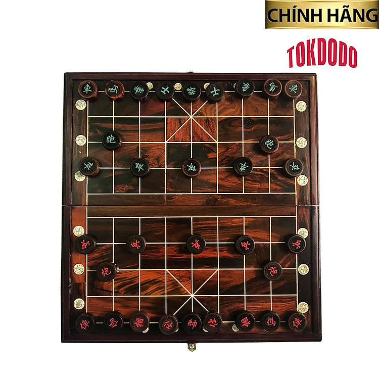 Mua tại Lazada: Bộ Bàn Cờ Tướng Gỗ Trắc TOKDODO Chính hãng Giá tốt