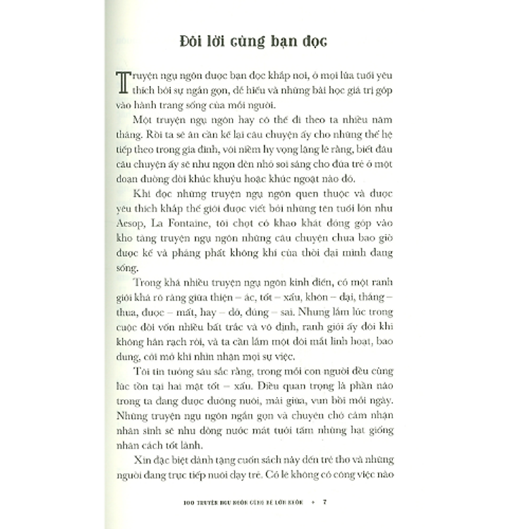 100 Truyện Ngụ Ngôn Cùng Bé Lớn Khôn - Ảnh 4