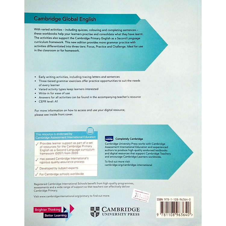 Cambridge Global English Workbook 1 With Digital Access (2nd Edition) - Ảnh 3