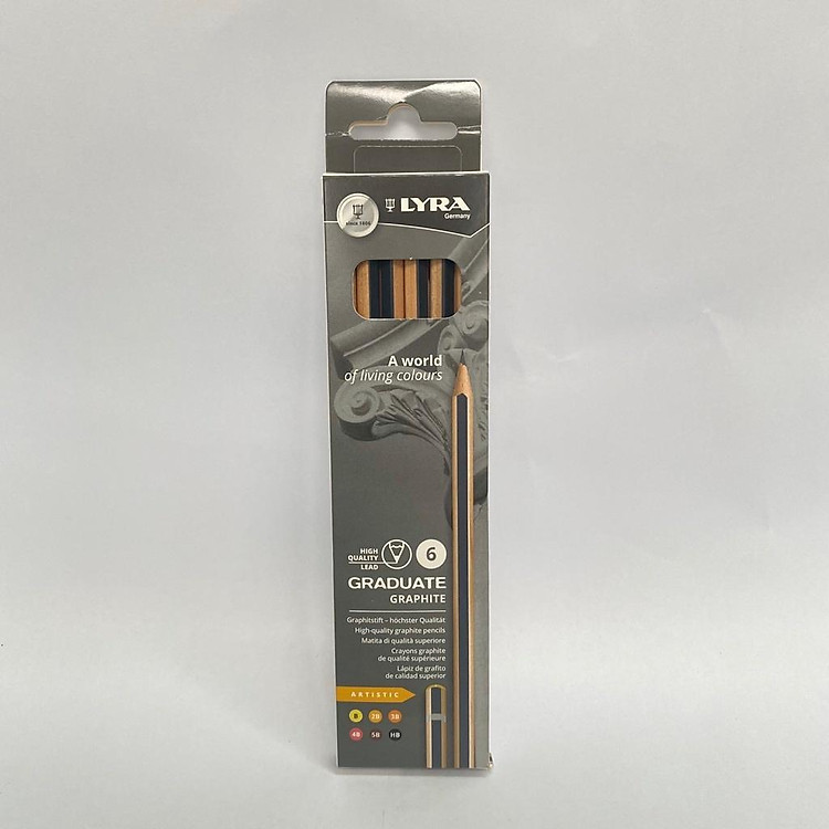 Bút Chì LYRA Graduete Graphite (hộp 6 bút)
