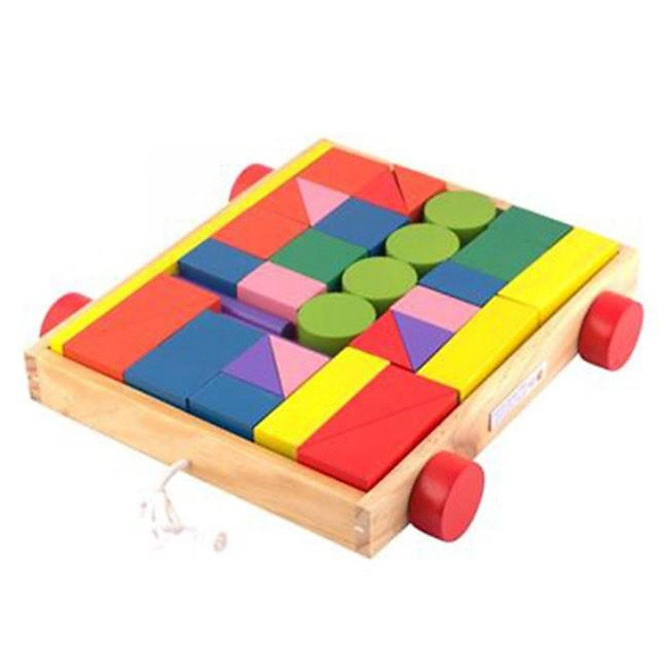 Mua Đồ Chơi Gỗ Vietoys Bộ 35 Khối Chính hãng Tiết kiệm - Hình ảnh 2