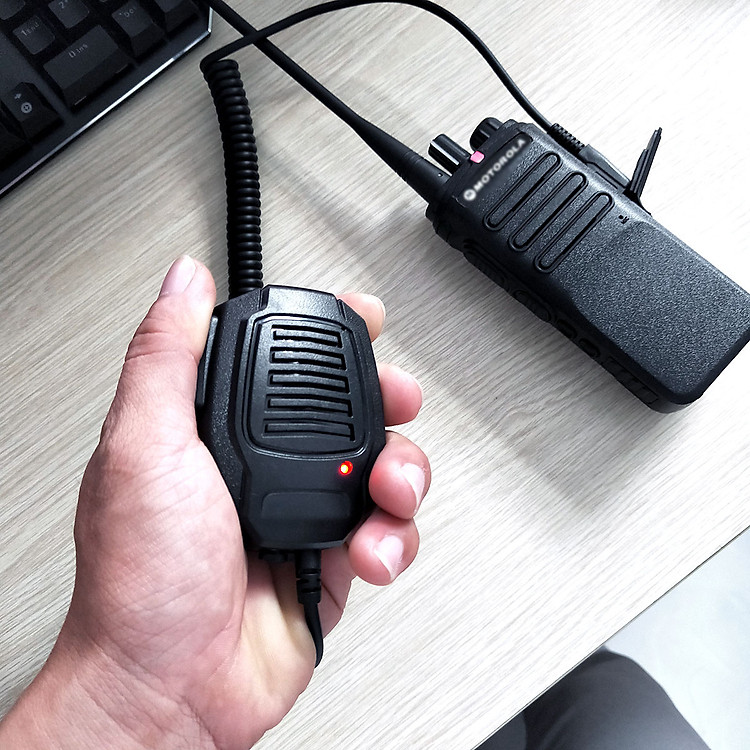 Mic kèm loa cầm tay cho bộ đàm Motorola, Kenwood, Baofeng