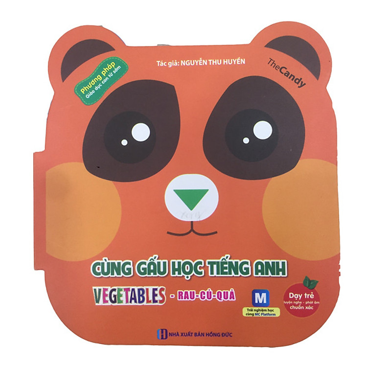 Sách Cùng Gấu Học Tiếng Anh - Rau Củ Quả