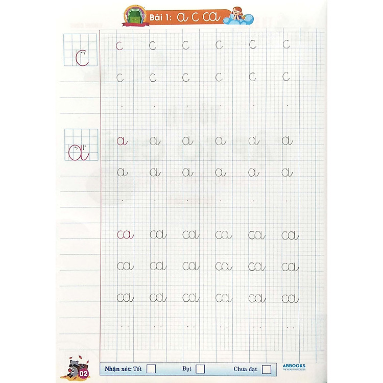 Tủ Sách Măng Non - Vở Ô Ly Tập Tô Chữ Thường (Dành Cho 5 - 6 Tuổi) - Ảnh 2