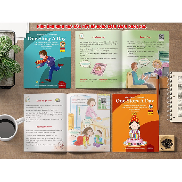 One Story A Day - CUỐN 6 : 365 câu chuyện phát triển IQ, EQ cho bé - Ảnh 4