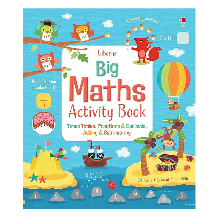 Sách tương tác tiếng Anh - Usborne Big Maths Activity Book
