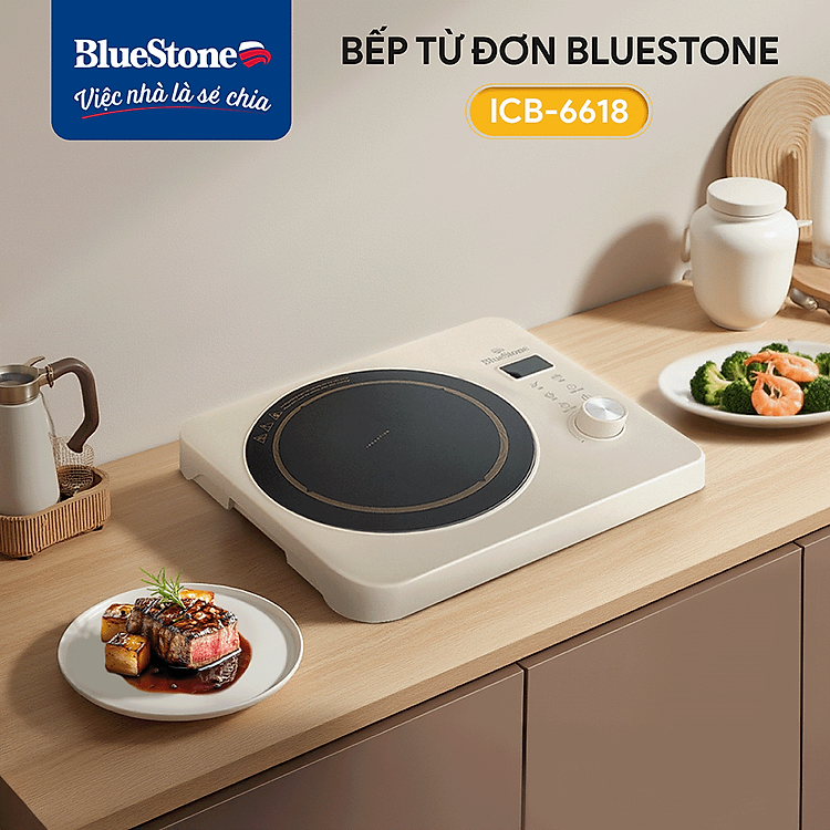 Bếp từ đơn BlueStone ICB-6618 2000W - Hàng chính hãng