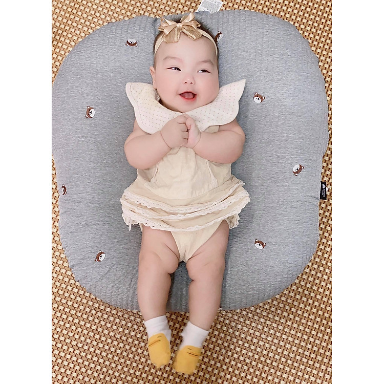 Gối chống trào ngược cho bé Rototo Bebe Chính hãng Tiết kiệm - Hình ảnh 4