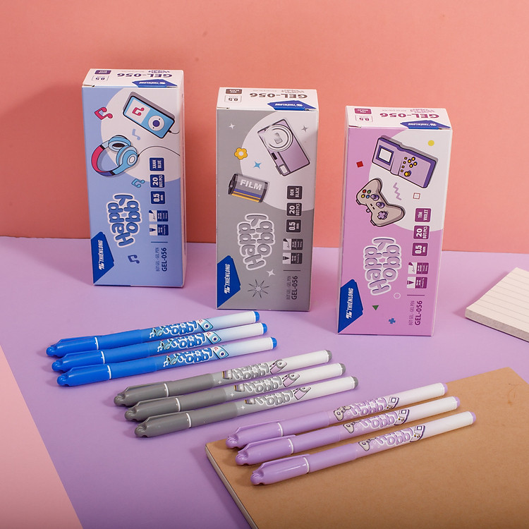 Bút gel Thiên Long Happy Obby GEL-056 (5/10/20 chiếc)