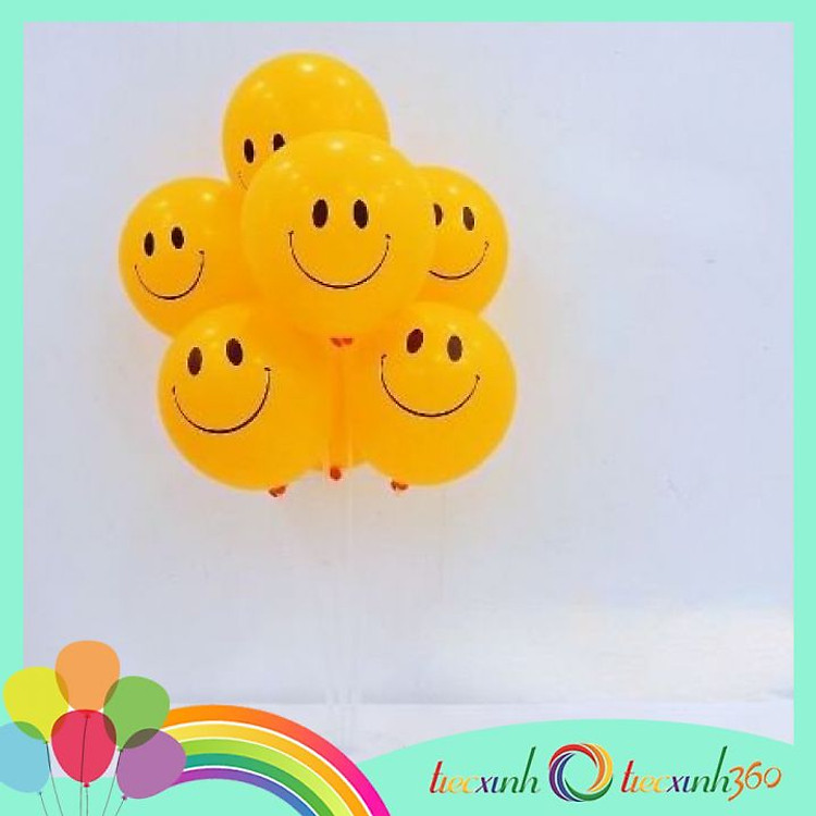 Bóng Bóng Trang Trí Tiệc Hình Mặt Cười (10 inch) - Ảnh 3
