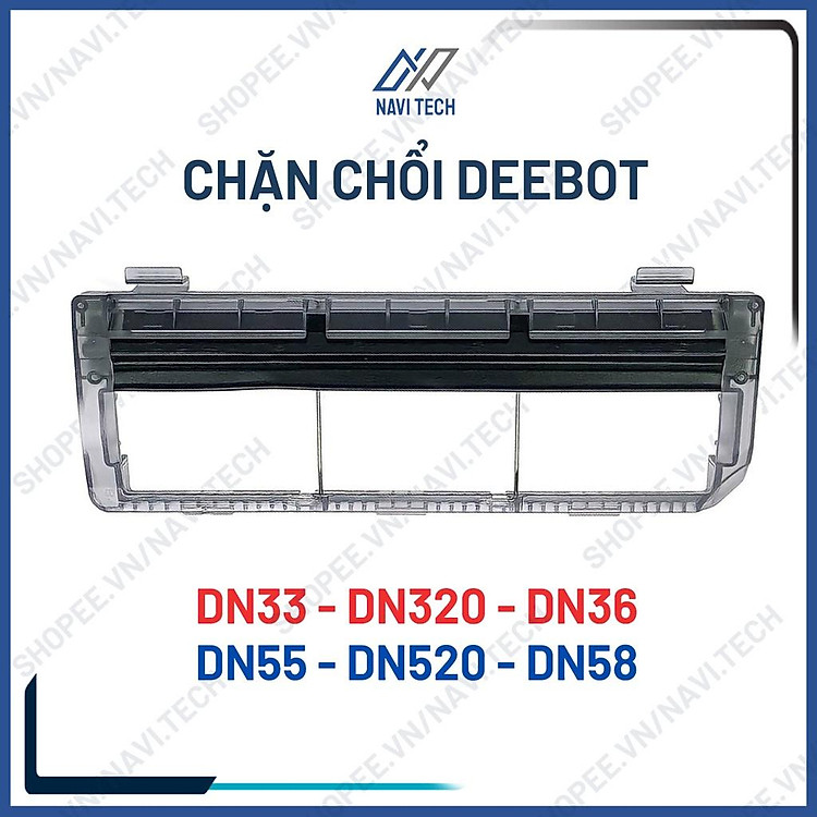 Nắp đậy chổi cuốn, chặn chổi, giá đỡ chổi chính dành cho Robot hút bụi DN33, DN320, DN36, DN39, DN55, DN520, Ozmo 900, Ozmo 901