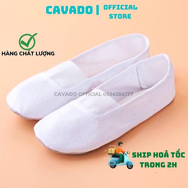 Giày múa ballet nam nữ không dây - giày múa bale văn nghệ hàng việt nam cao cấp
