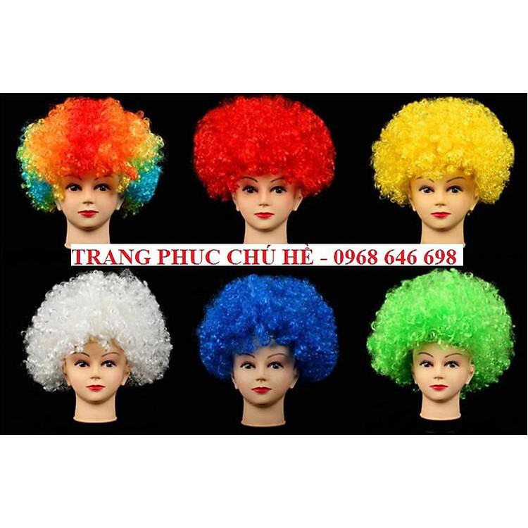 TÓC GIẢ CHÚ HỀ NHIỀU MÀU SẮC