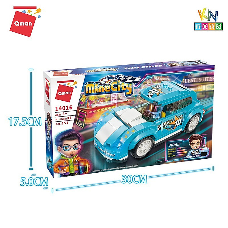 Đồ chơi lắp ráp Qman - Xe đua Chính hãng Giá rẻ - Hình ảnh 5