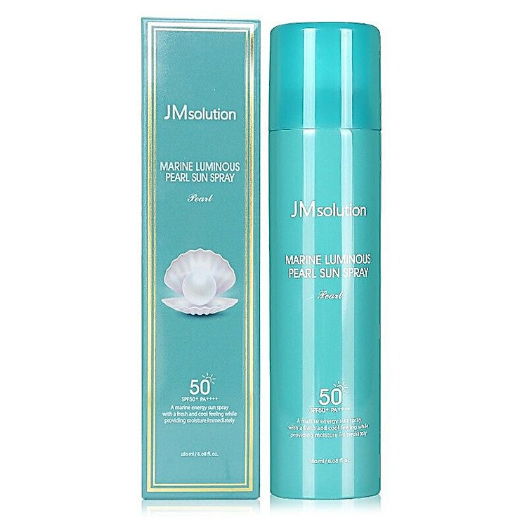 XỊT CHỐNG NẮNG TOÀN THÂN JM SOLUTION MARINE LUMINOUS PEARL SUN SPRAY SPF50+ 180ml