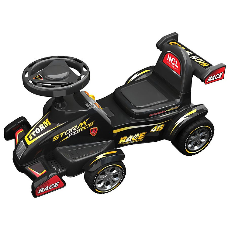 Xe Lắc Nhựa Chợ Lớn Xe đua Strom (Có Nhạc) - M1770B-X3B - Giao màu ngẫu nhiên