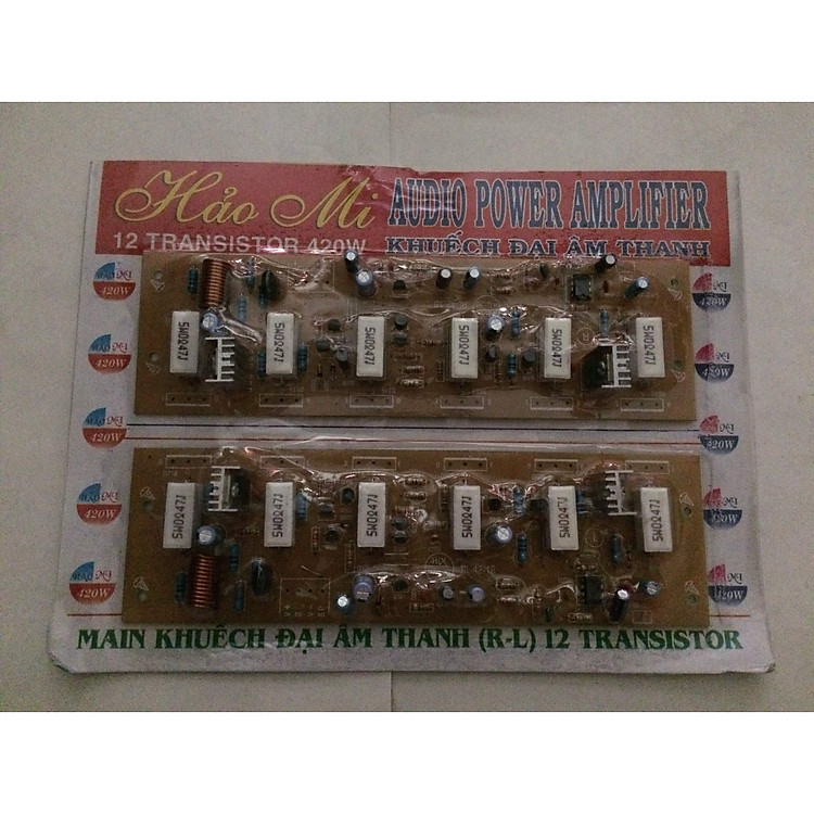 Board công suất 12 sò 420W Hảo Mi
