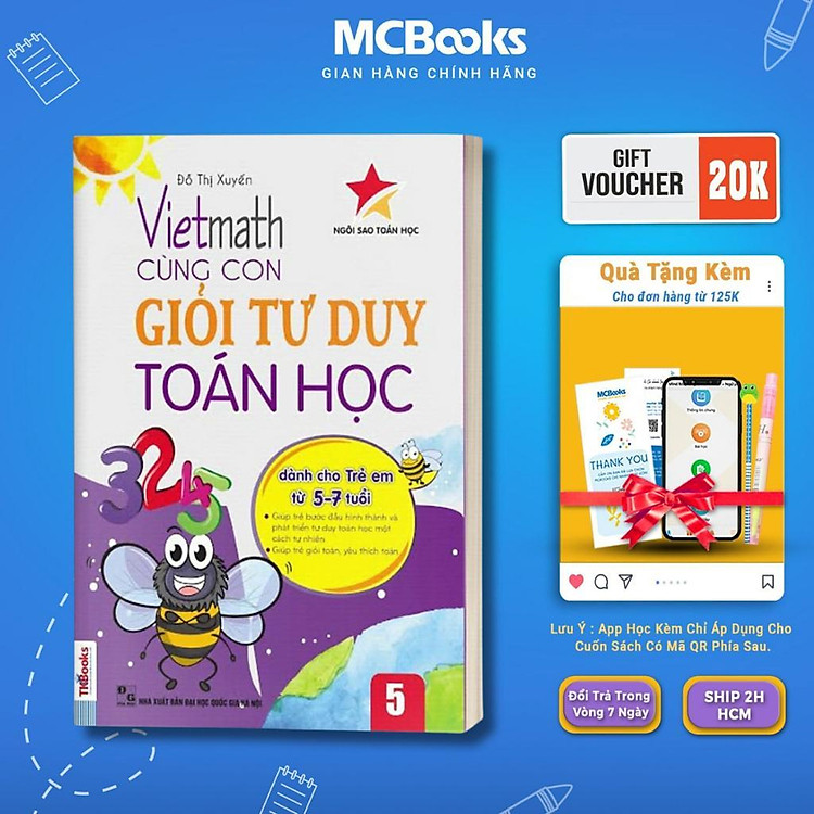 Vietmath – Cùng Con Giỏi Tư Duy Toán Học (Tập 5)
