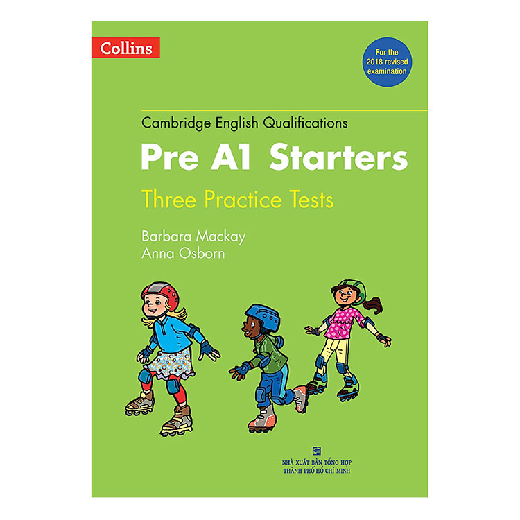 Collins – Pre A1 Starters – Three Practice Tests (Format 2018)