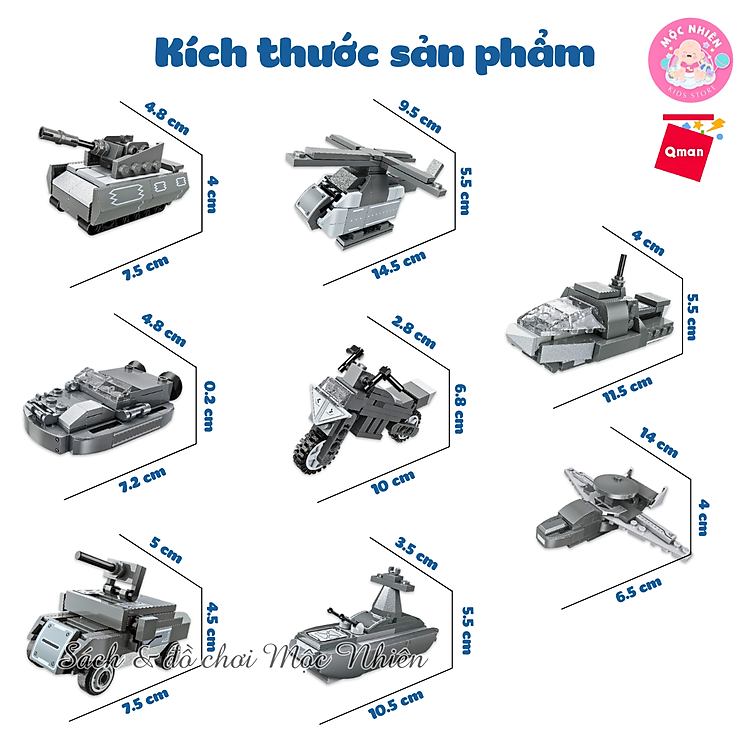 Đồ Chơi Xếp Hình Máy Bay Qman 42201 Chính hãng Giá rẻ - Hình ảnh 3