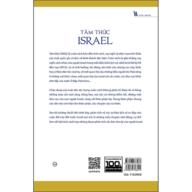 Tâm Thức Israel - Tính Cách Dân Tộc Israel Đã Định Hình Thế Giới Của Chúng Ta Như Thế Nào? (Tái Bản) - Ảnh 2