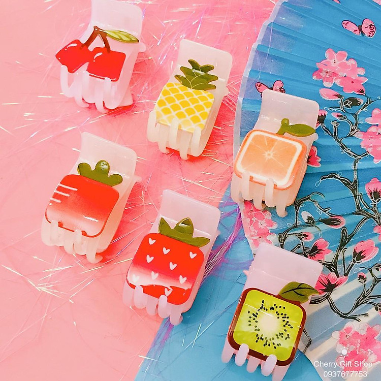 KẸP CÀNG CUA TRONG 5 RĂNG TRÁI CÂY CUTE