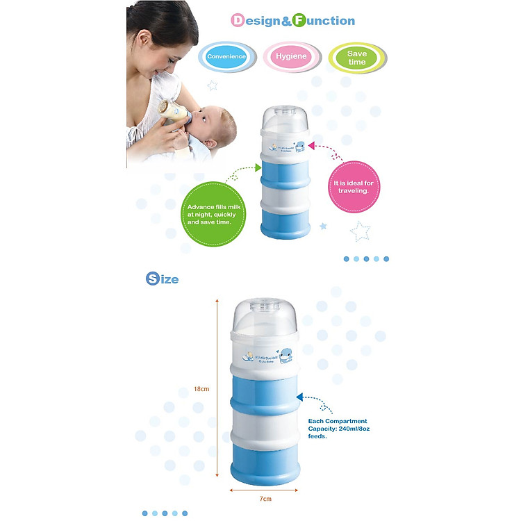 Mua Hộp chia sữa bột cho bé Kuku Chính hãng Giá rẻ - Hình ảnh 2