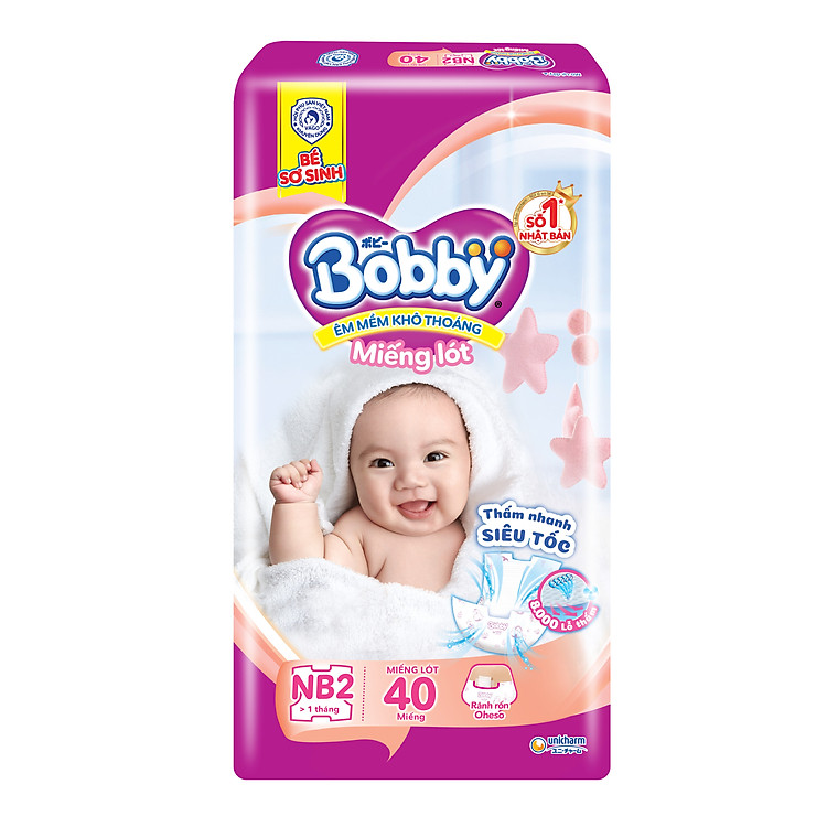 Mua Miếng Lót Sơ Sinh Bobby Fresh 40 Miếng Chính hãng Giá tốt - Hình ảnh 3