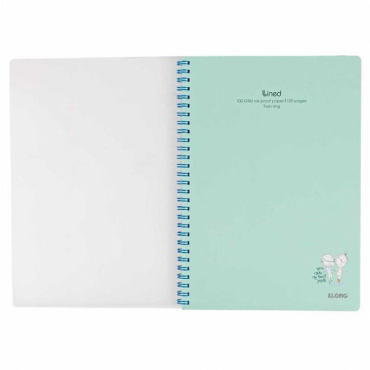 Vở Kẻ Ngang Lò Xo KLONG B5 (120 trang) - Ảnh 3