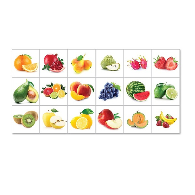 Decal dán bếp họa tiết trái cây bền đẹp GB-033 KT 120 x 60 cm
