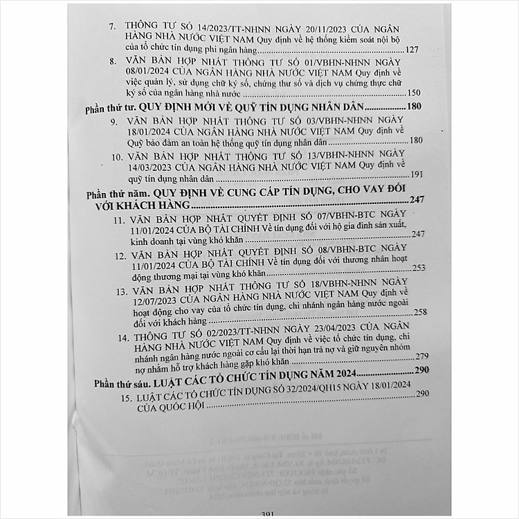 Thẩm Định Tín Dụng – Quy Định Về Quản Lý Rủi Ro và Luật Các Tổ Chức Tín Dụng (V2418D) - Ảnh 7