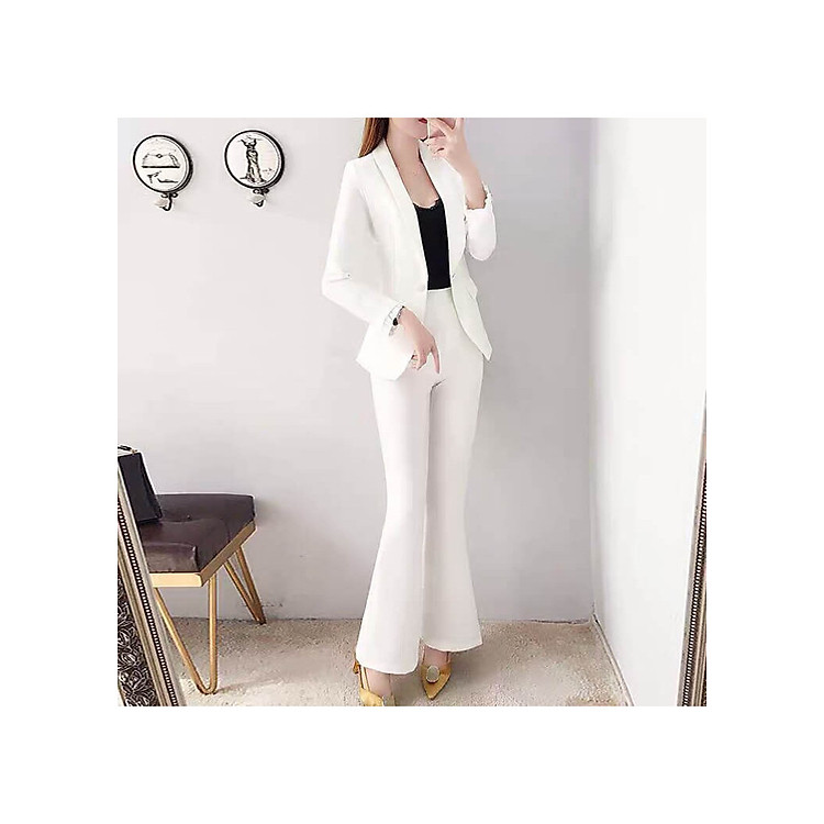 Set Vest Quần Ống Loe Thời Trang - KT2227