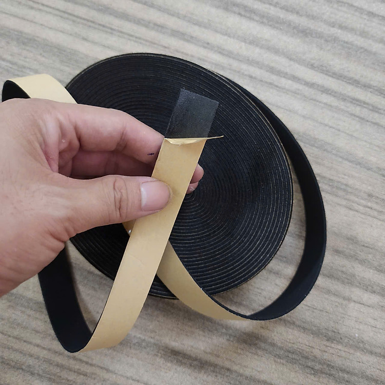 Ron gioăng cao su xốp EPDM có keo tự dính dán cửa sổ gỗ nhôm kính nhà tủ điện ôtô tàu thuyền (Các cỡ)