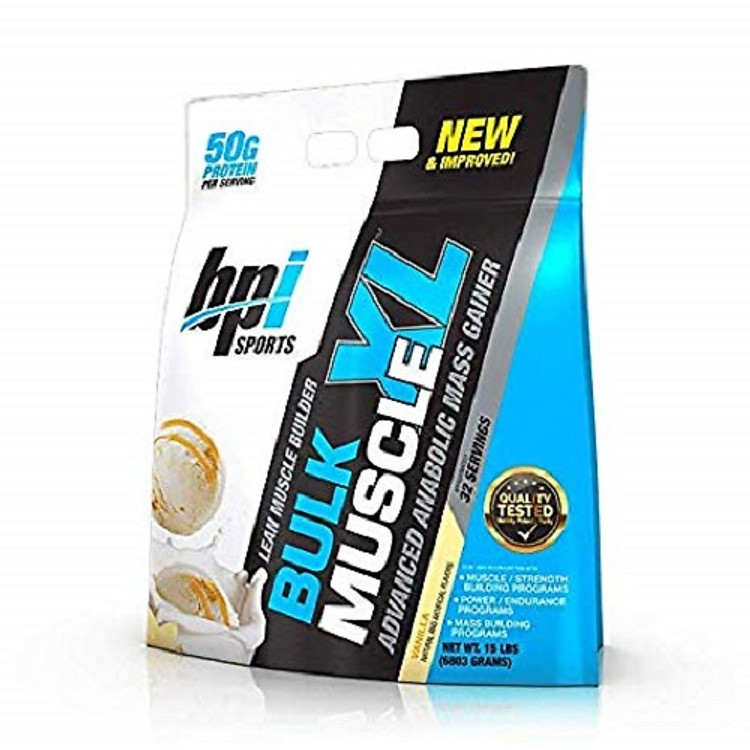 Sữa tăng cân Bpi Sports Bulk XL Muscle 15lbs (6.88kg) - Hàng Chính Hãng