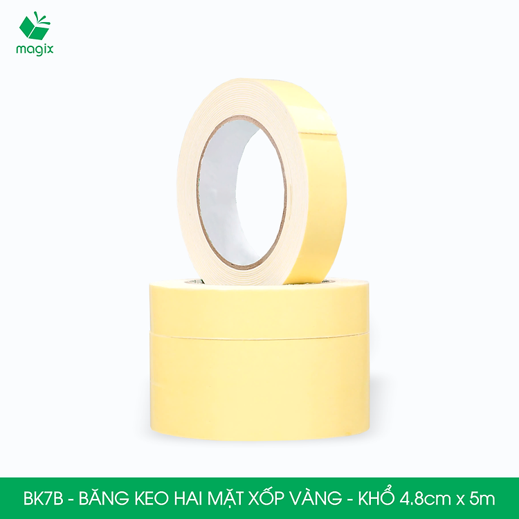 Băng Keo Xốp 2 Mặt Siêu Dính BK7B (5 cuộn) - Khổ 4.8cm x 5m - Ảnh 4