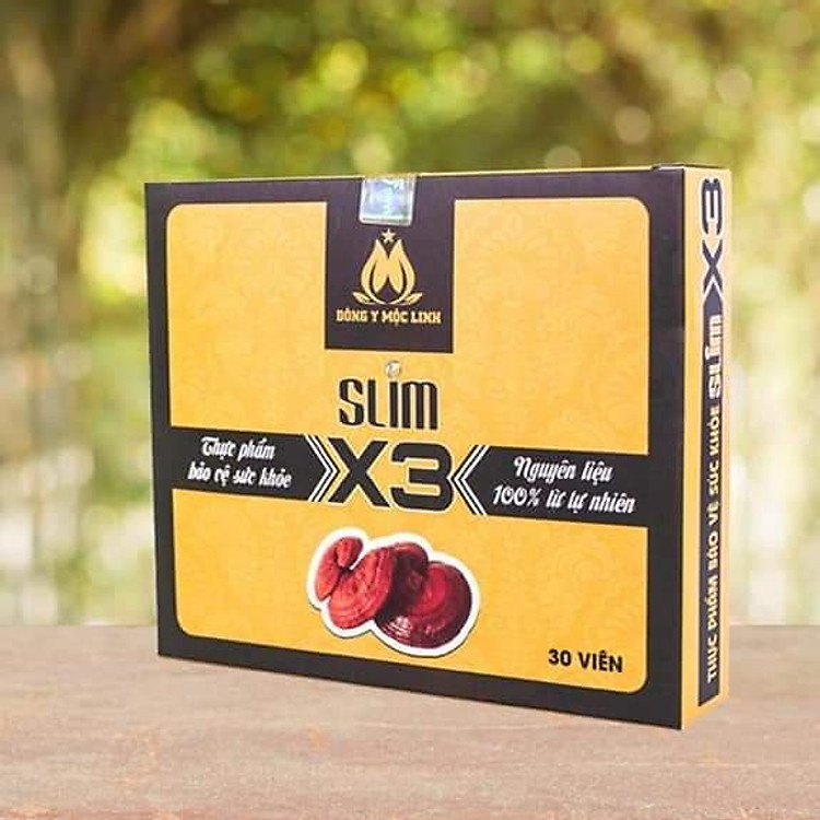 Thực Phẩm Bảo Vệ Sức Khỏe SLIM X3 ( mẫu mới nhất ) NANA COSMETICS hỗ trợ Giảm Cân Đông Y Mộc Linh X3