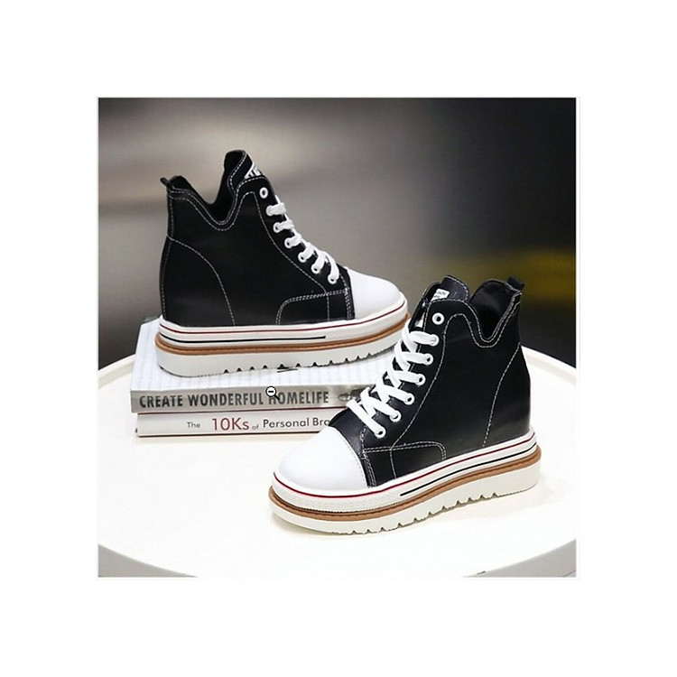 Giày bánh mì da đế độn phong cách hàn quốc BM086