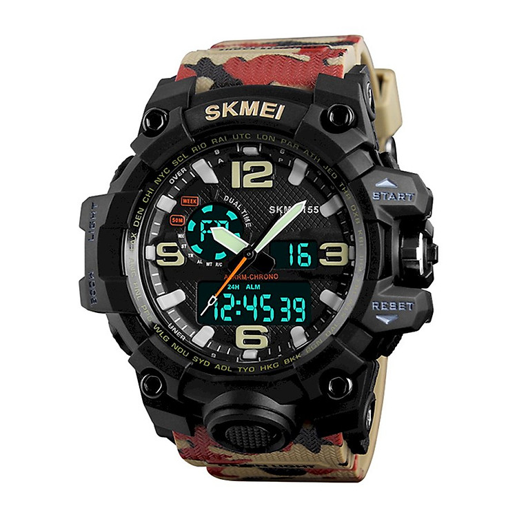 Đồng Hồ Nam Điện Tử SKMEI 1155 - DHA440 - TẶNG HỘP SẮT