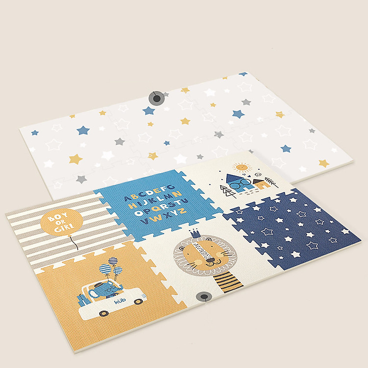 Thảm Xốp Cho Bé Nằm Chơi - Xốp XPE, Dày 2CM, Nhiều Miếng Ghép