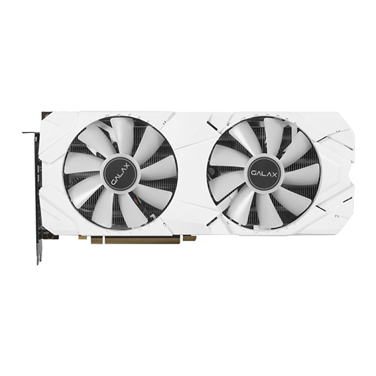 Card Màn Hình VGA Galax GeForce RTX 2070 EX 1 Click OC WHITE 8GB GDDR6 27NSL6UCV91W 256bit 2 Fan HDMI - Hàng Chính Hãng