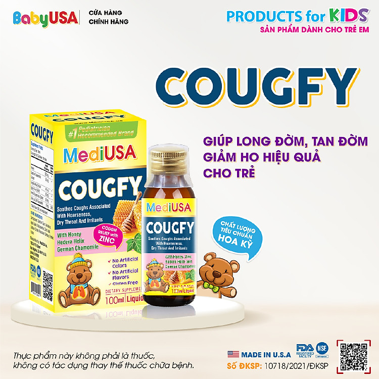MediUSA COUFY - Giảm ho cho trẻ Tiết kiệm - Hình ảnh 3