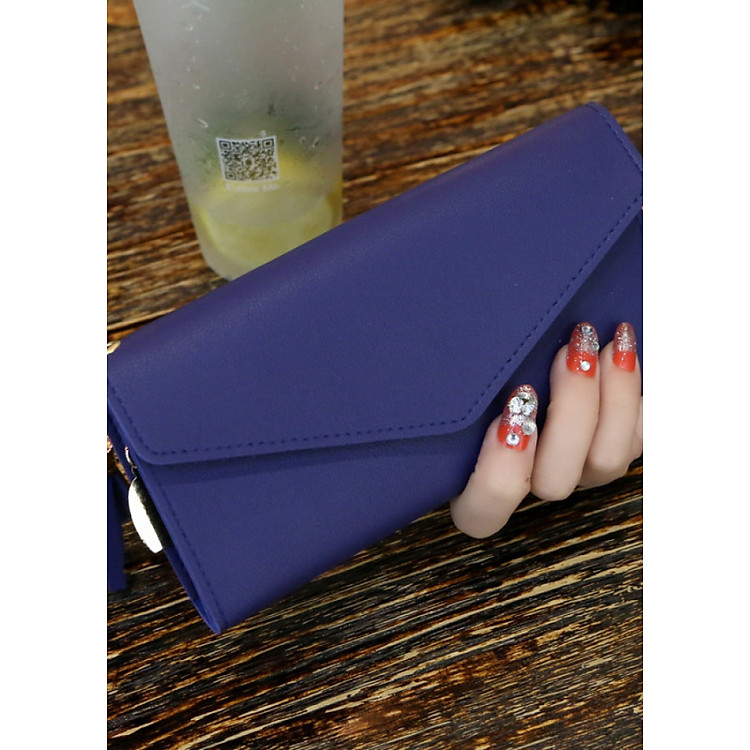 Ví Nữ Dài Tua Rua Trái Tim Xinh Xắn P858