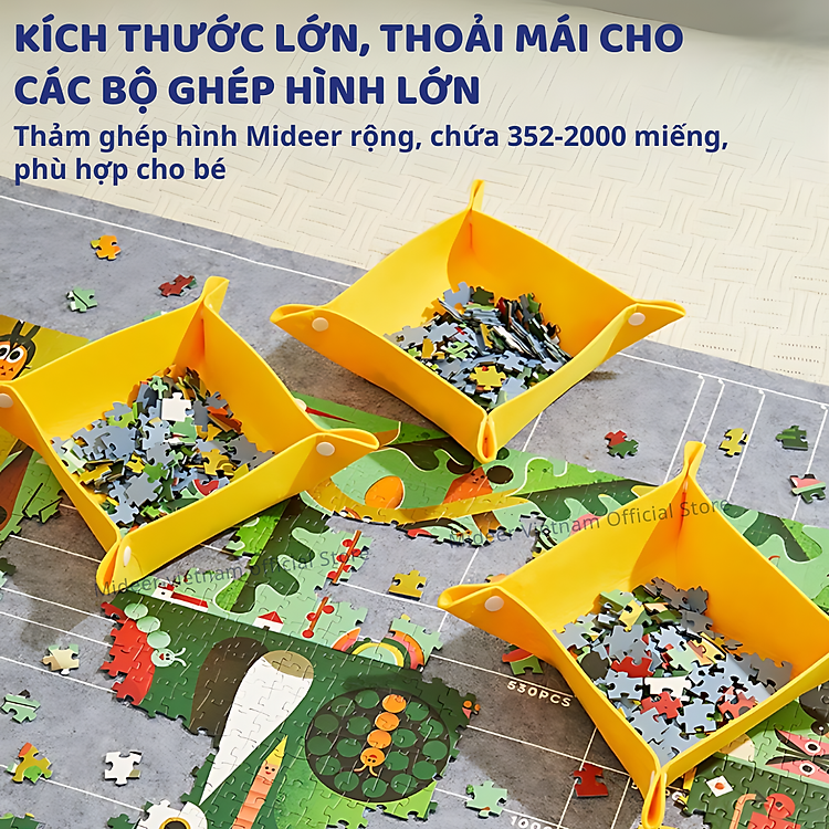 Thảm xếp hình Mideer trải sàn Chính hãng Giá tốt - Hình ảnh 4