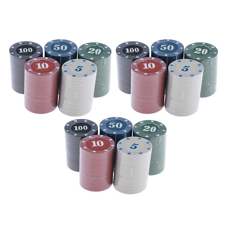 300 Miếng Sòng Bạc Nhà Ngộ Nghĩnh Tặng Chip Poker Cóc Chất Lượng Cao 3.9 Cm Loại