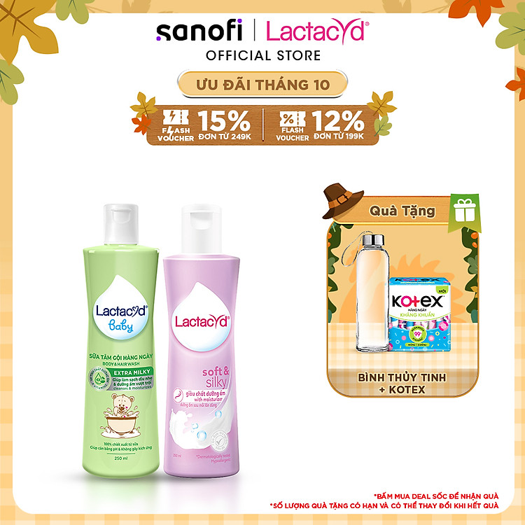Bộ Dung Dịch Vệ Sinh Lactacyd 250ml Chính hãng Giá rẻ