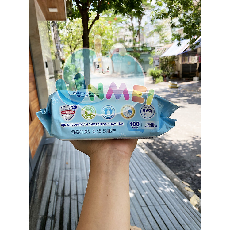 Khăn Ướt Em Bé Bobby Gói 100 Miếng Tiết kiệm - Hình ảnh 2