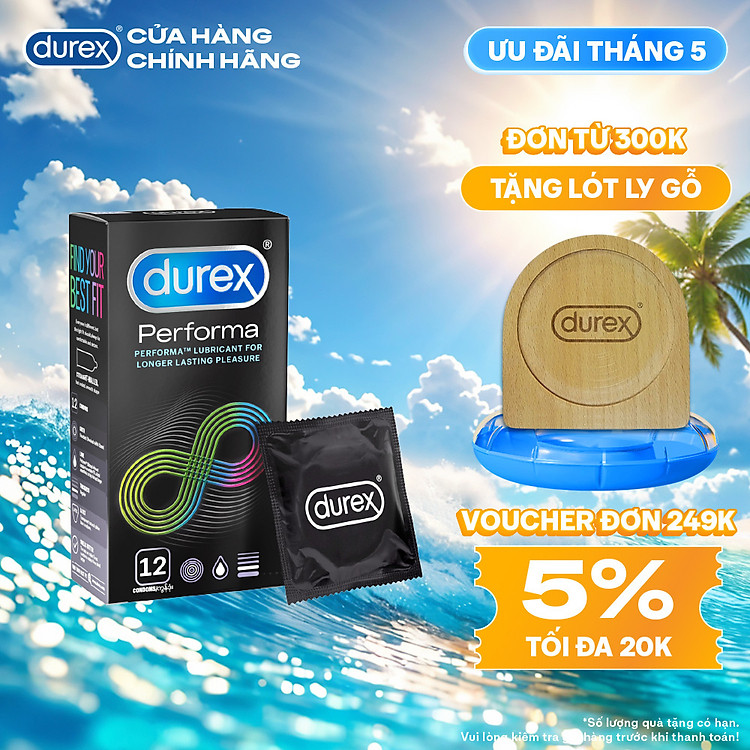 Bao cao su Durex Performa 12 bao