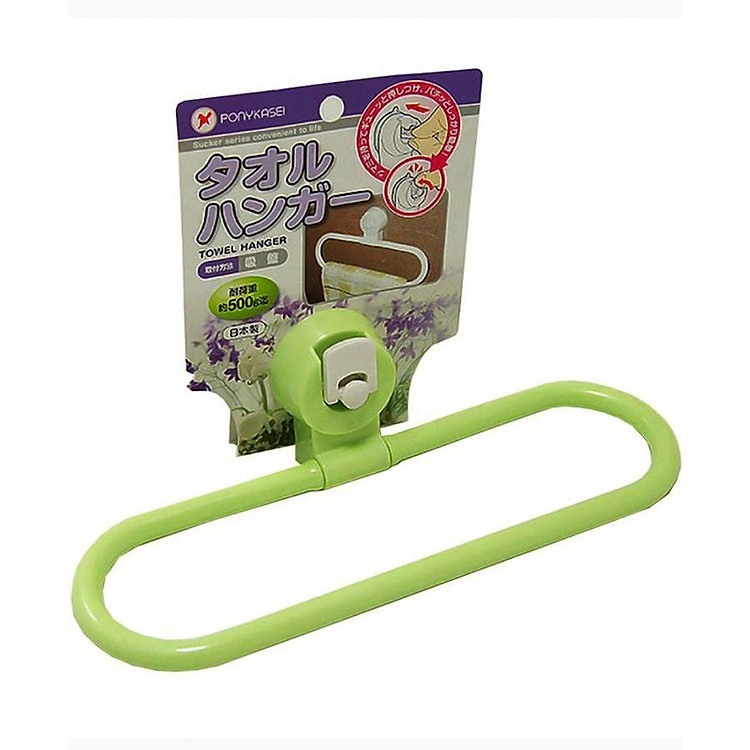 Giá treo khăn hút chân không Ponykasei nội địa Nhật Bản
